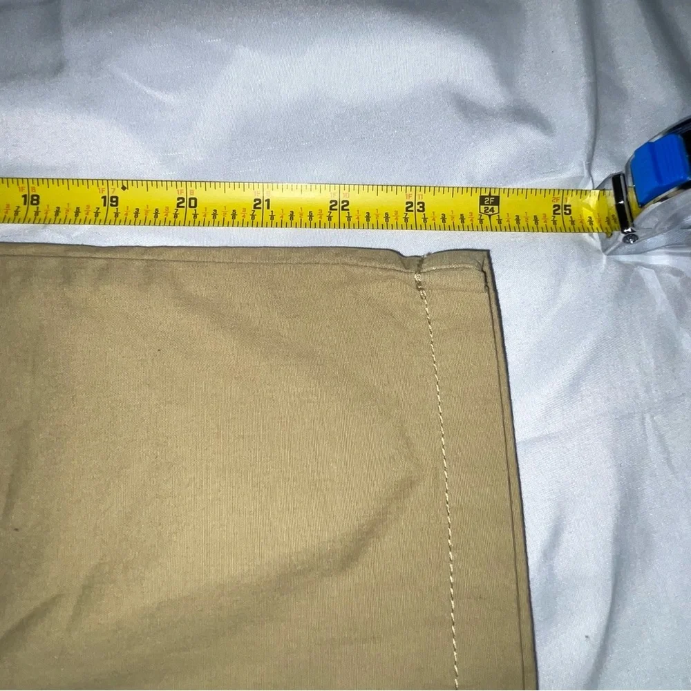 The Childrens Place Boys Khaki Cargo Pants Tan Cotton Size 8 Elastic Waist